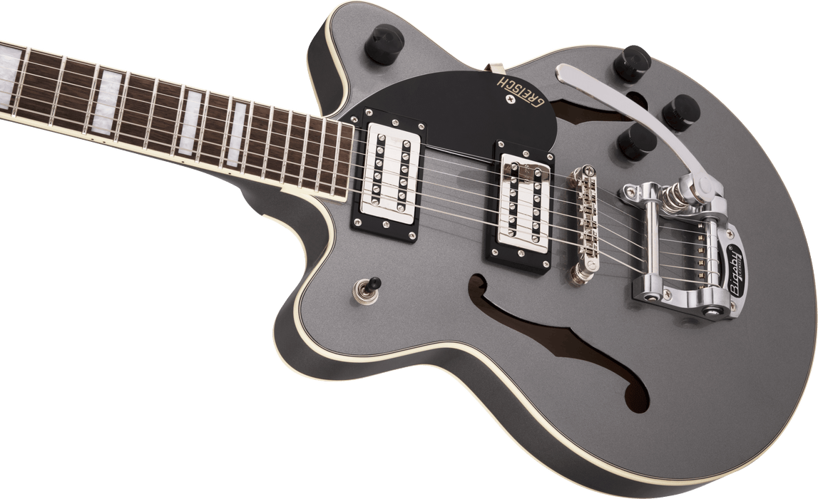 Gretsch G2655T Streamliner™ Center Block Jr. with Bigsby®, Broad'Tron™ BT-2S Pickups, Laurel Fingerboard, Phantom Metallic *SETUP PRICE - Guitar Warehouse