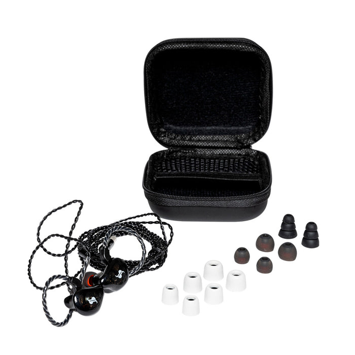 Stagg SPM-235 BK Dual Driver In-ear Stage Monitors (Pair) - Black - Guitar Warehouse
