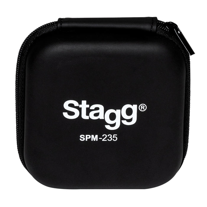 Stagg SPM-235 BK Dual Driver In-ear Stage Monitors (Pair) - Black - Guitar Warehouse