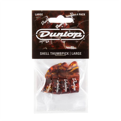 Dunlop Thumbpick Shell Large Player Pack  - Pack Of 4 - Guitar Warehouse
