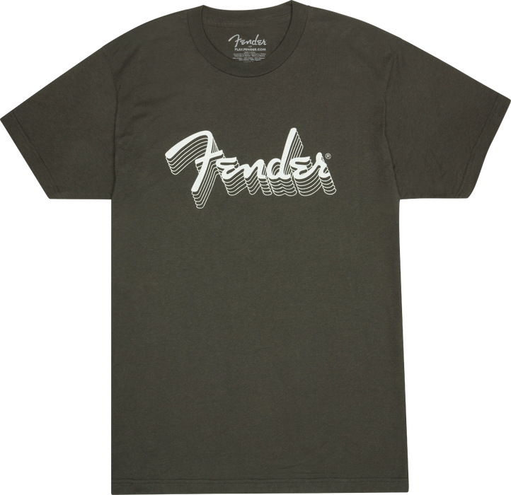 Fender® Reflective Ink T-Shirt, Charcoal - Guitar Warehouse