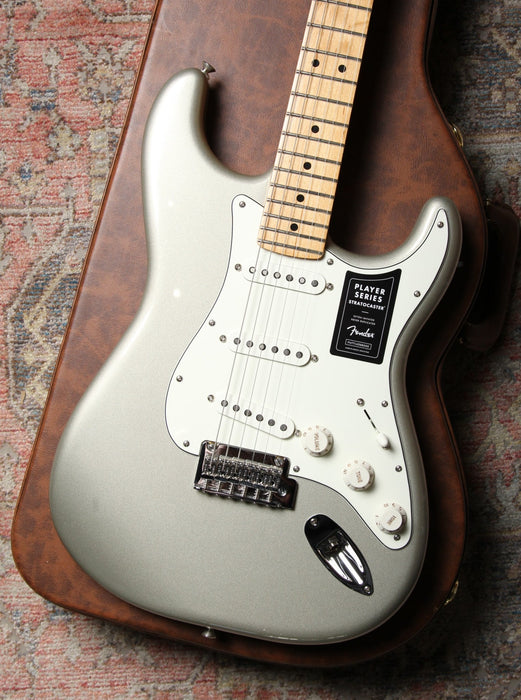 Fender Limited Edition Player Stratocaster®, Maple Fingerboard, Inca Silver - Guitar Warehouse