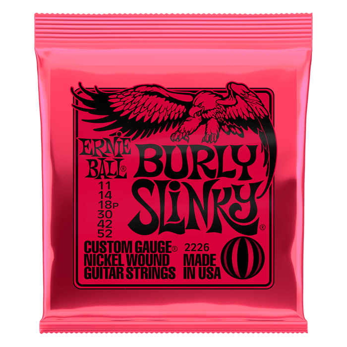 Ernie Ball Burly Slinky Electric Guitar Strings 11-52 - Guitar Warehouse