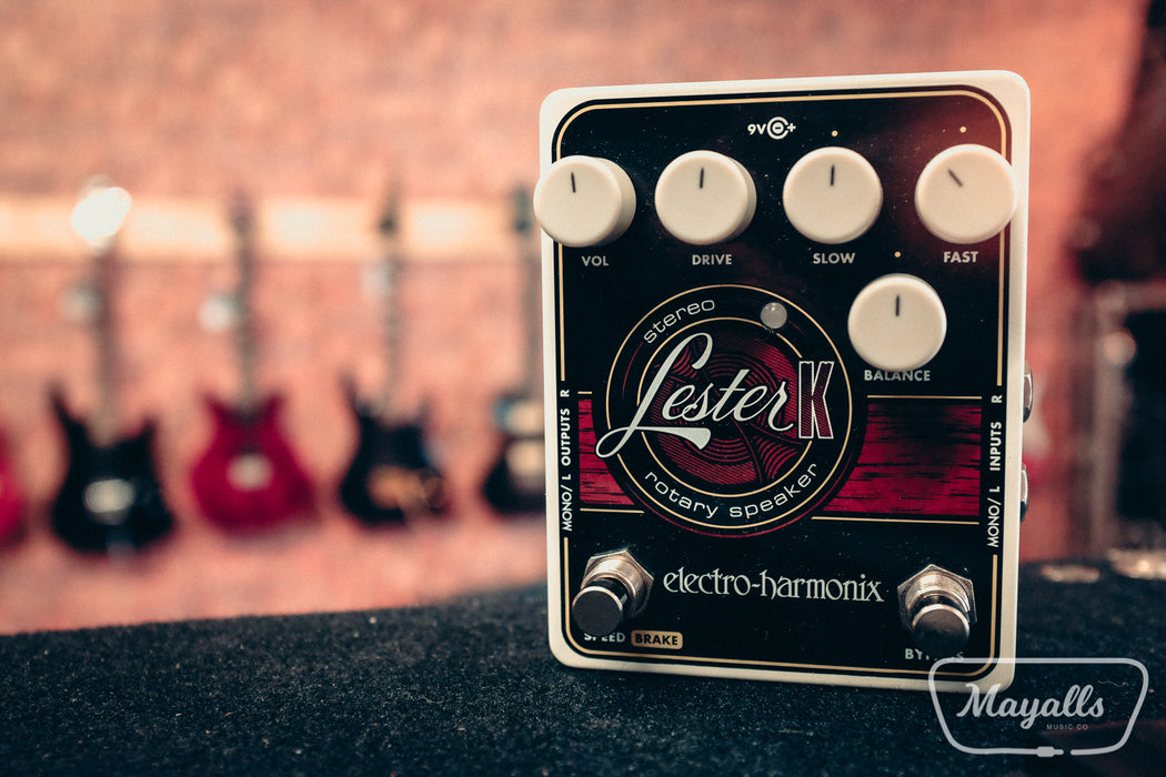 Electro Harmonix Lester K Effects Pedal - Stereo Rotary Lesley - Guitar Warehouse