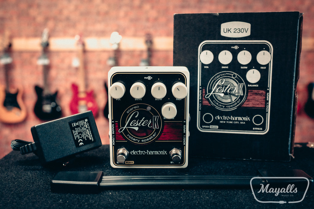 Electro Harmonix Lester K Effects Pedal - Stereo Rotary Lesley - Guitar Warehouse