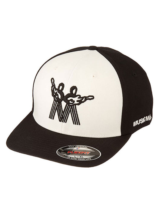 Ernie Ball Black & White Trucker Cap With Music Man Logo - Guitar Warehouse