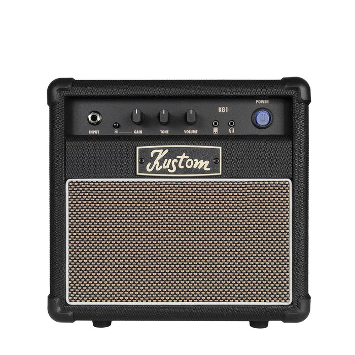 Kustom KG Series 10W Portable Battery/Mains Guitar Amp 1 x 6" Speaker - Guitar Warehouse