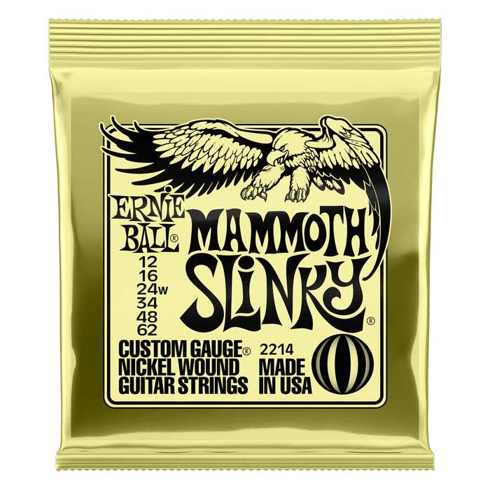 Ernie Ball Mammoth Slinky Electric Guitar Strings 12-62 - Guitar Warehouse