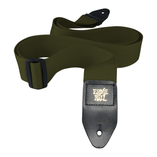 Ernie Ball OLIVE POLYPRO GUITAR STRAP - Guitar Warehouse