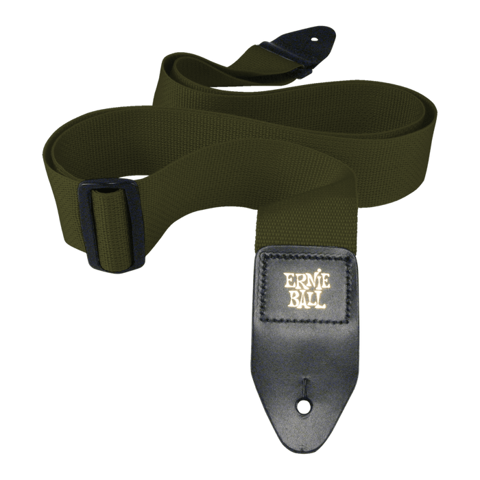 Ernie Ball OLIVE POLYPRO GUITAR STRAP - Guitar Warehouse