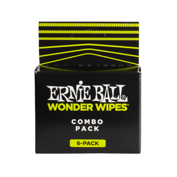 Ernie Ball Wonder Wipes 6-Pack - Guitar Warehouse