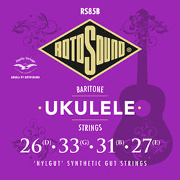 Rotosound Ukulele Baritone Strings RS85B 24,33,31,27. - Guitar Warehouse