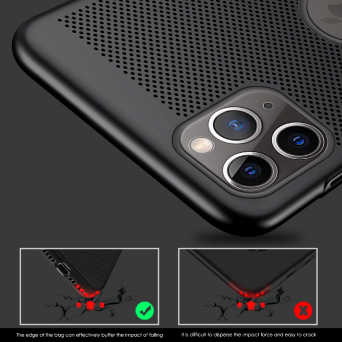 iPhone 11 Pro Case Thin Body | Comfortable Feel | Breathable - Black - Guitar Warehouse