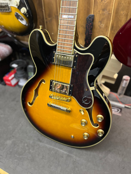2019 Epiphone Sheraton II Pro Sunburst - Pre-owned - Guitar Warehouse