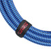 Kirlin 10ft Fabric Cable 1/4" Mono Plug Straight to Straight - Blue - Guitar Warehouse