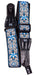 TGI Guitar Strap Woven Cotton Persian Stitch - Blue & White - Guitar Warehouse