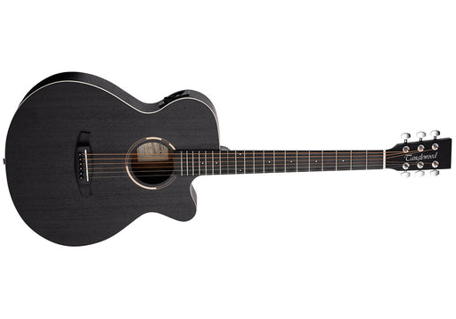 Tanglewood Blackbird Super Folk Cutaway Electro Acoustic Smokestack Black Satin TWBB-SFCE *Setup Included - Guitar Warehouse